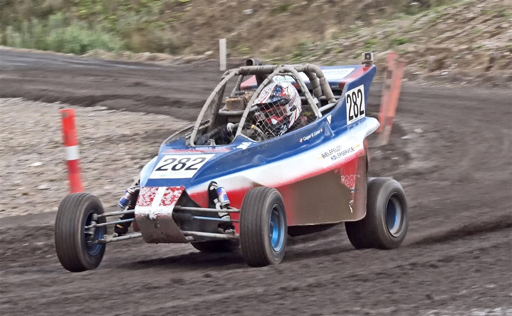 Casper B. Larsen fik vist flaget inden udelukkelsen i A-finalen.
(Foto: Åge Keseler Kirketerp)
